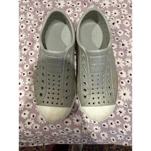 Native Silver Sparkly Shoes 13